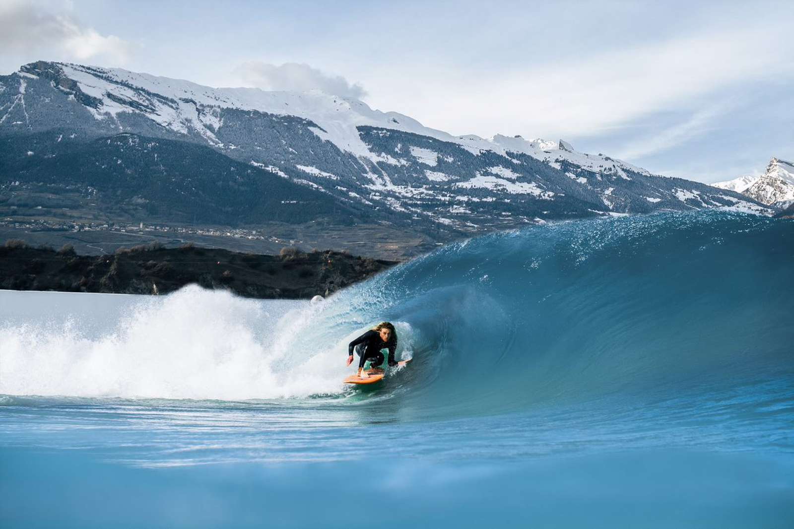 Accès bassin - enfants non surfeurs - Alaia Bay Sion - Surf The