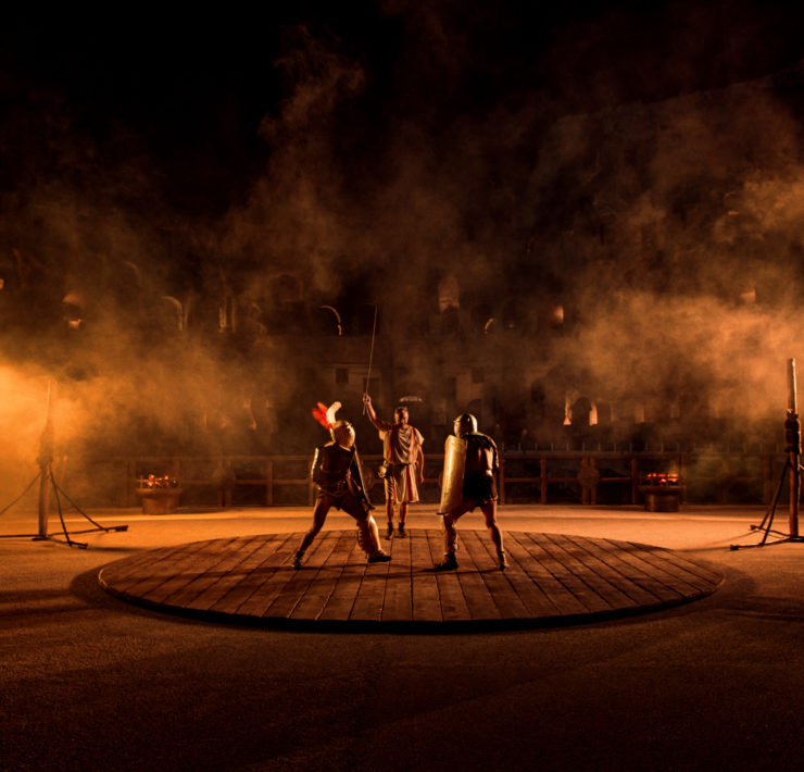 combat gladiateur Colisée de Rome