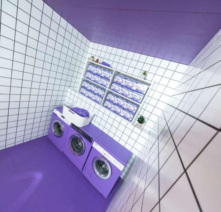 Espace violet au Selfie Hotel