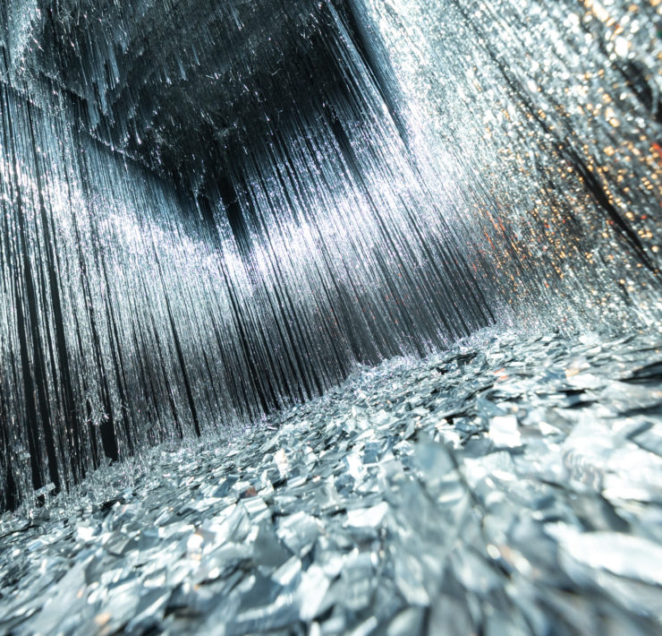 Espace argenté au Selfie Hotel